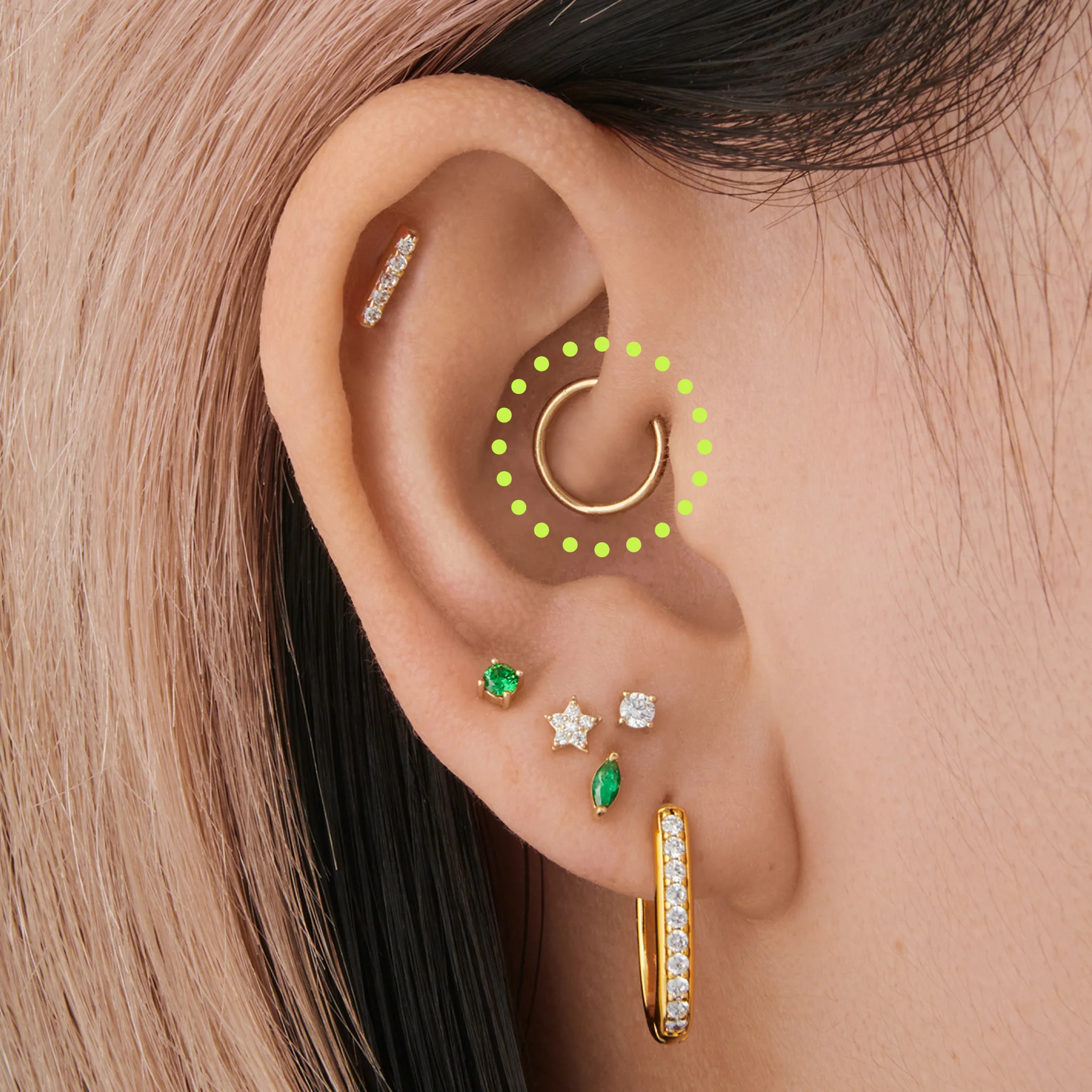 14K 6mm Clicker - Image 2