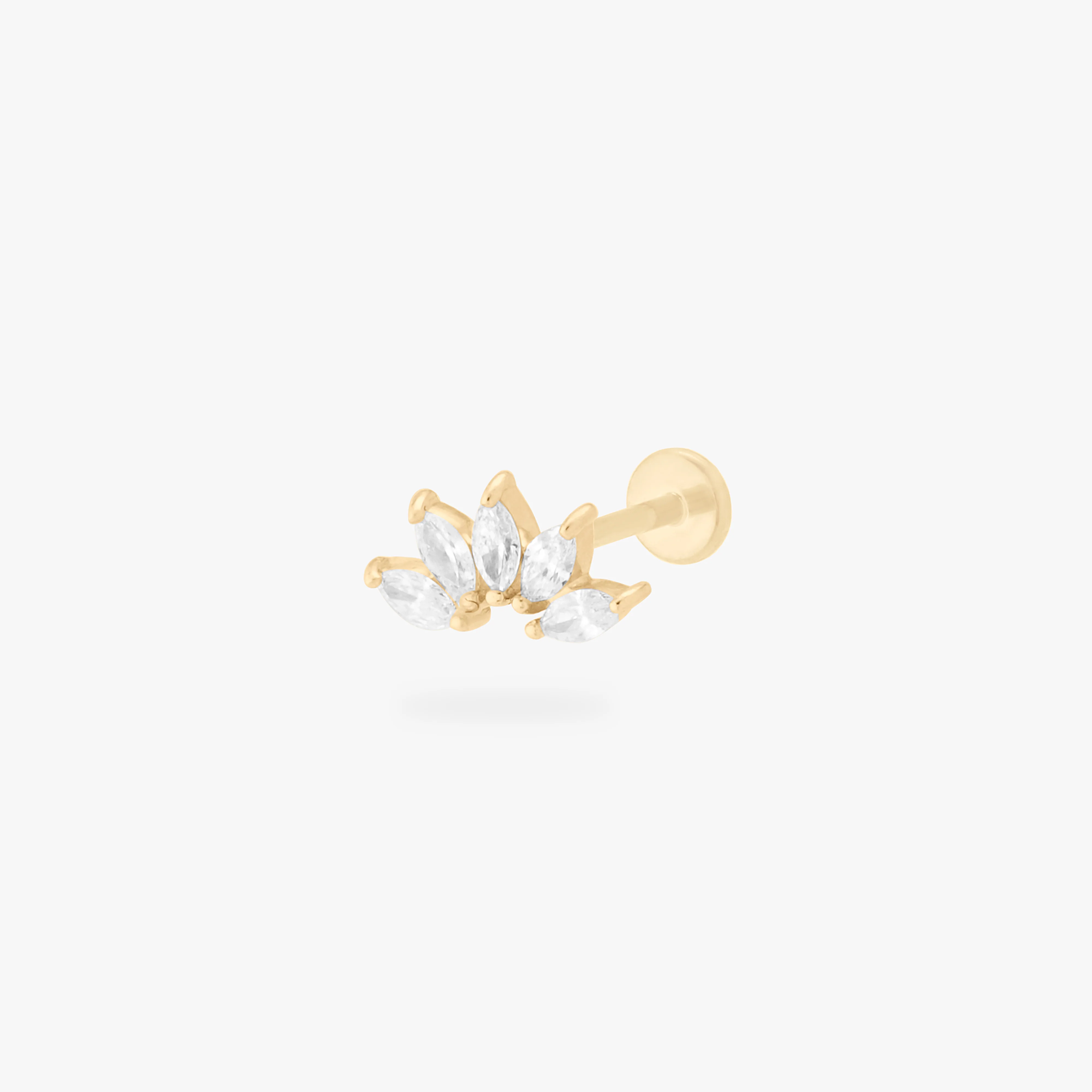 14K Crown Flatback - Image 13
