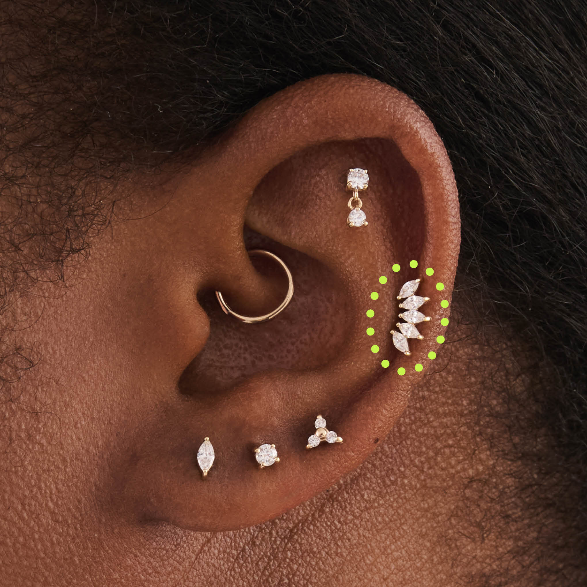 14K Crown Flatback - Image 14