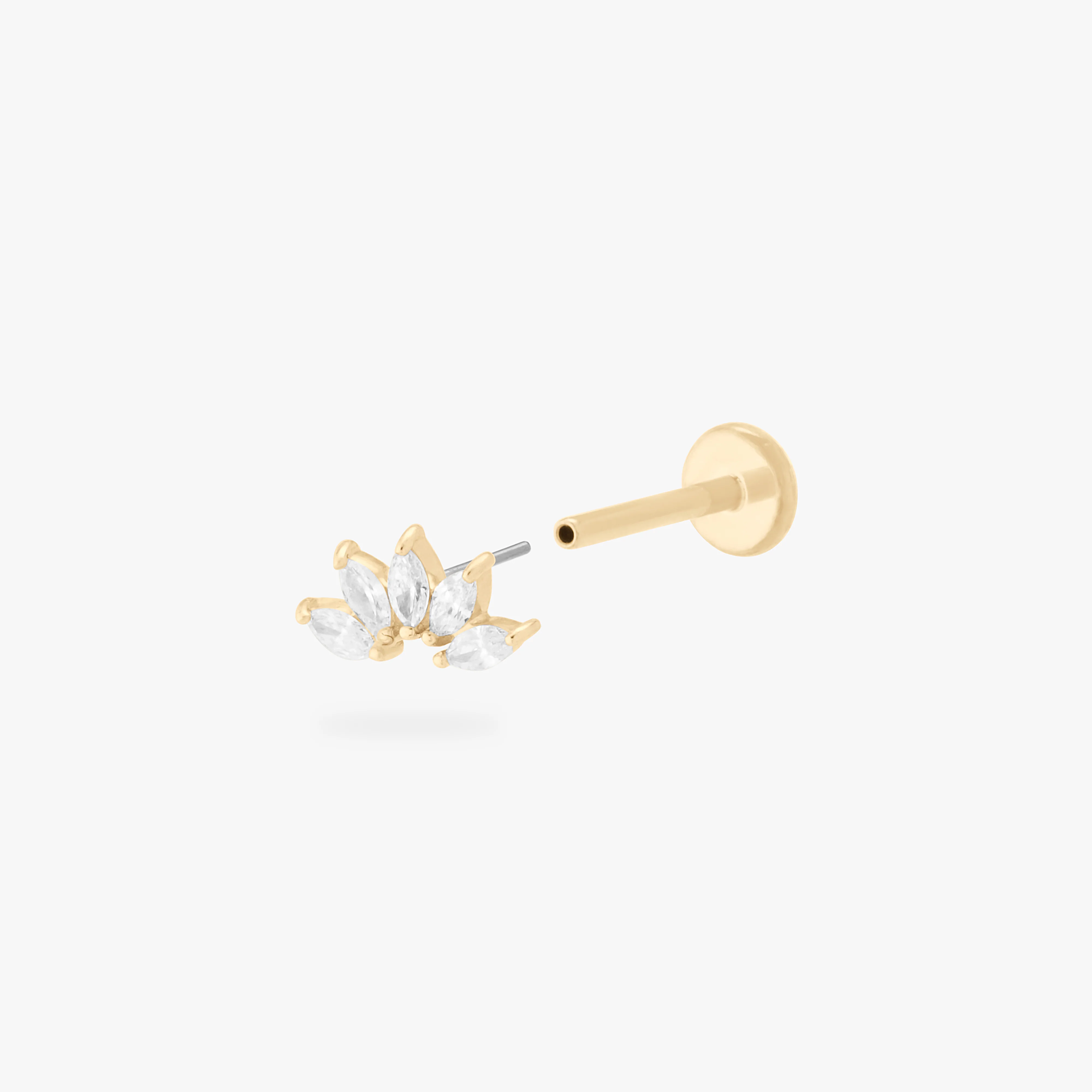 14K Crown Flatback - Image 15