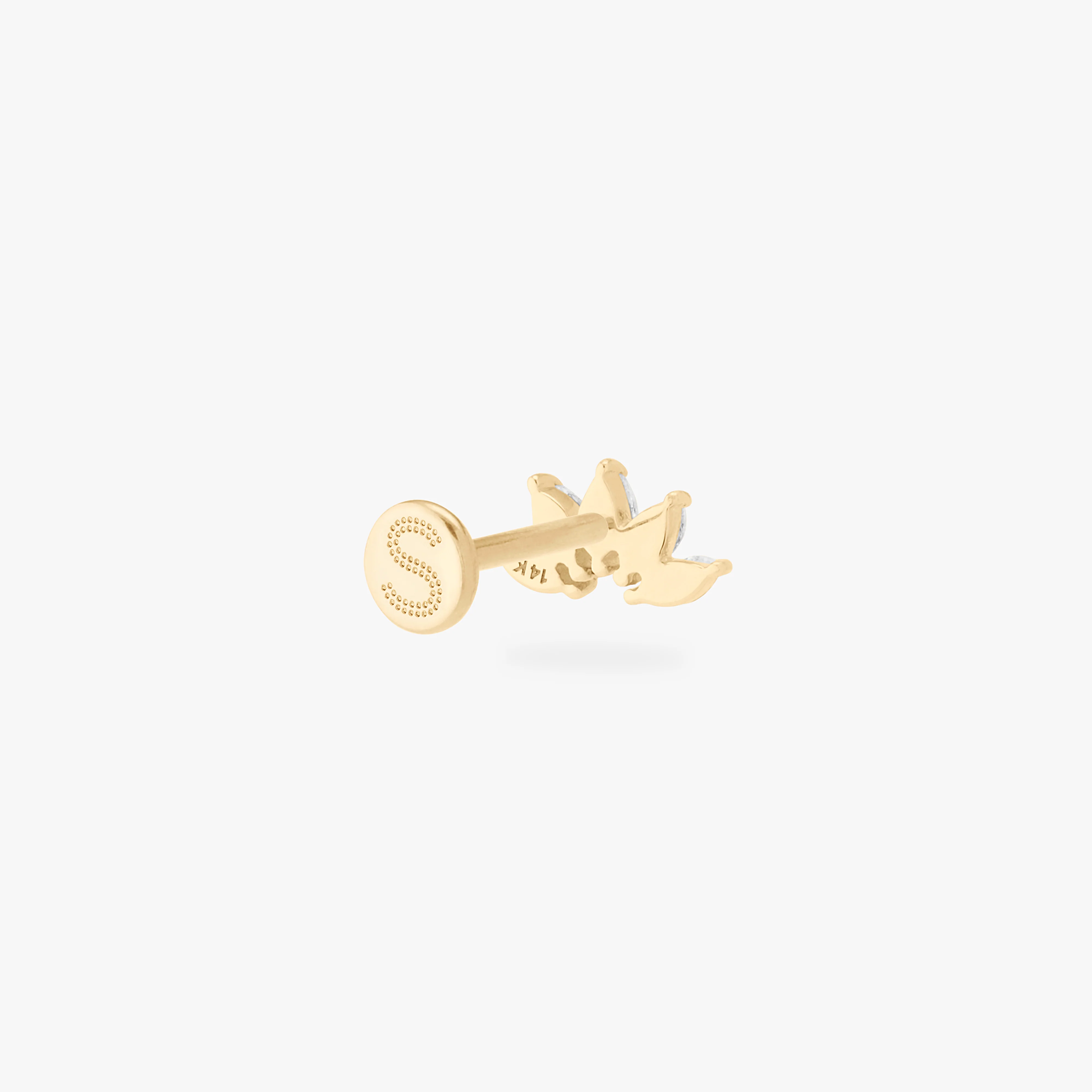14K Crown Flatback - Image 17