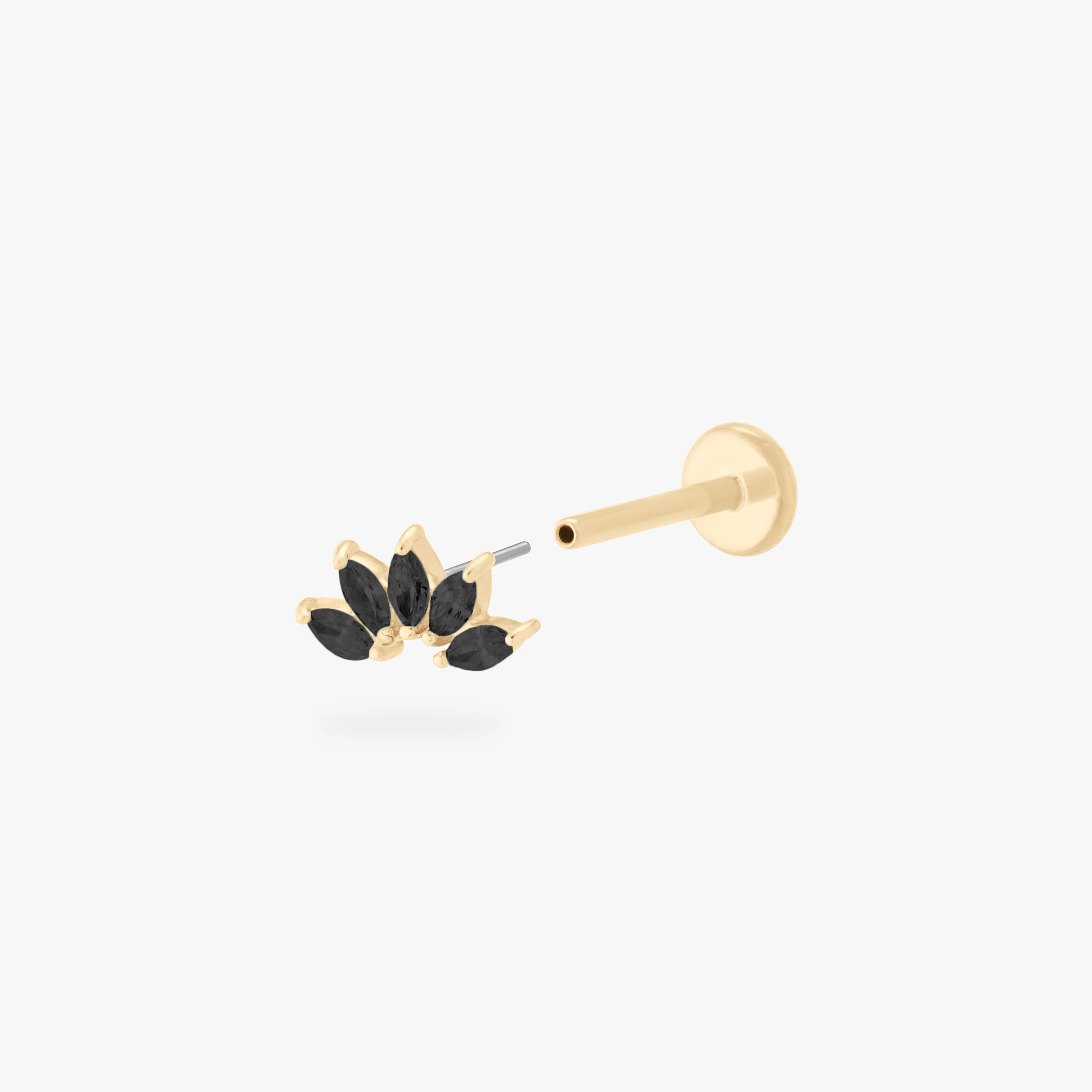 14K Crown Flatback - Image 3