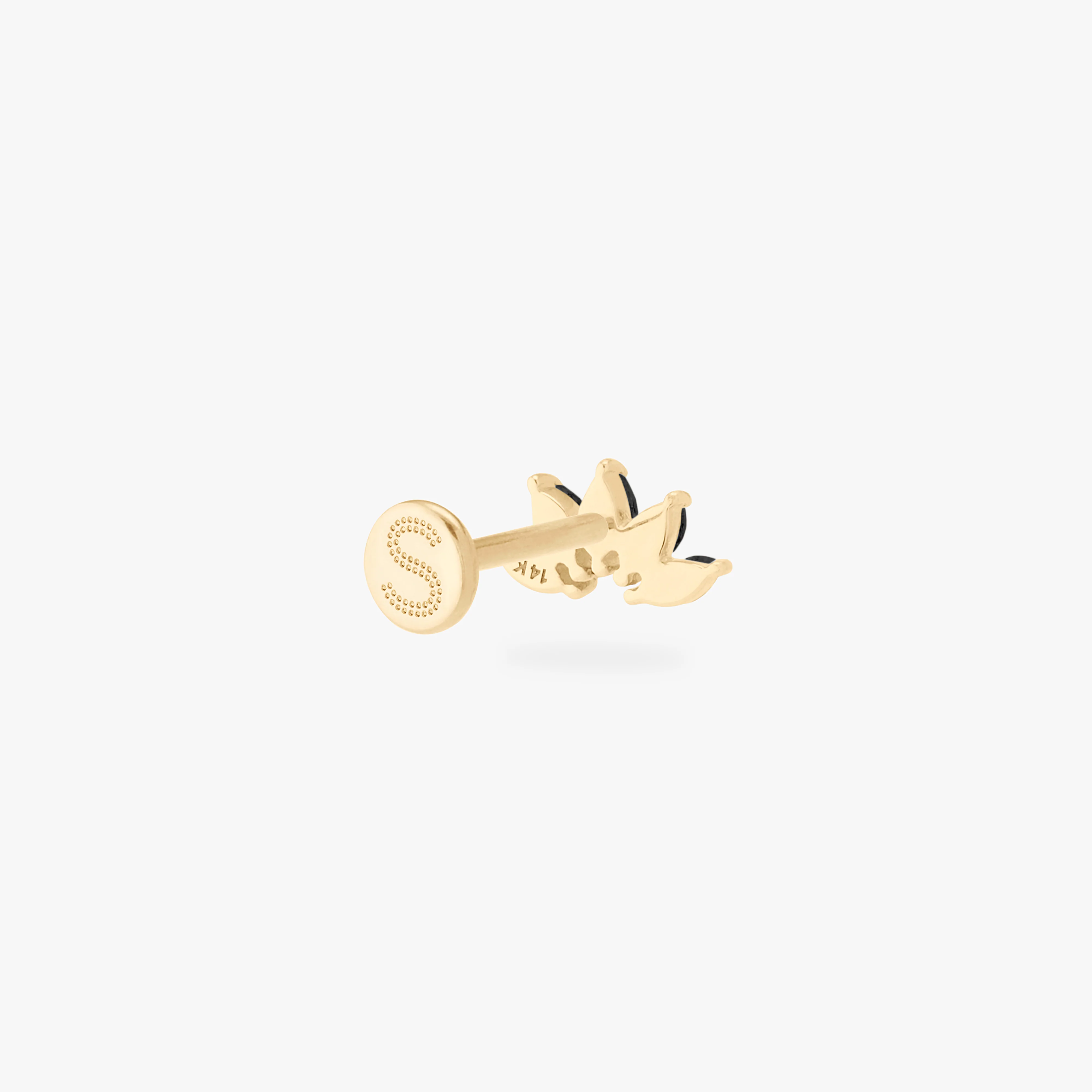 14K Crown Flatback - Image 5