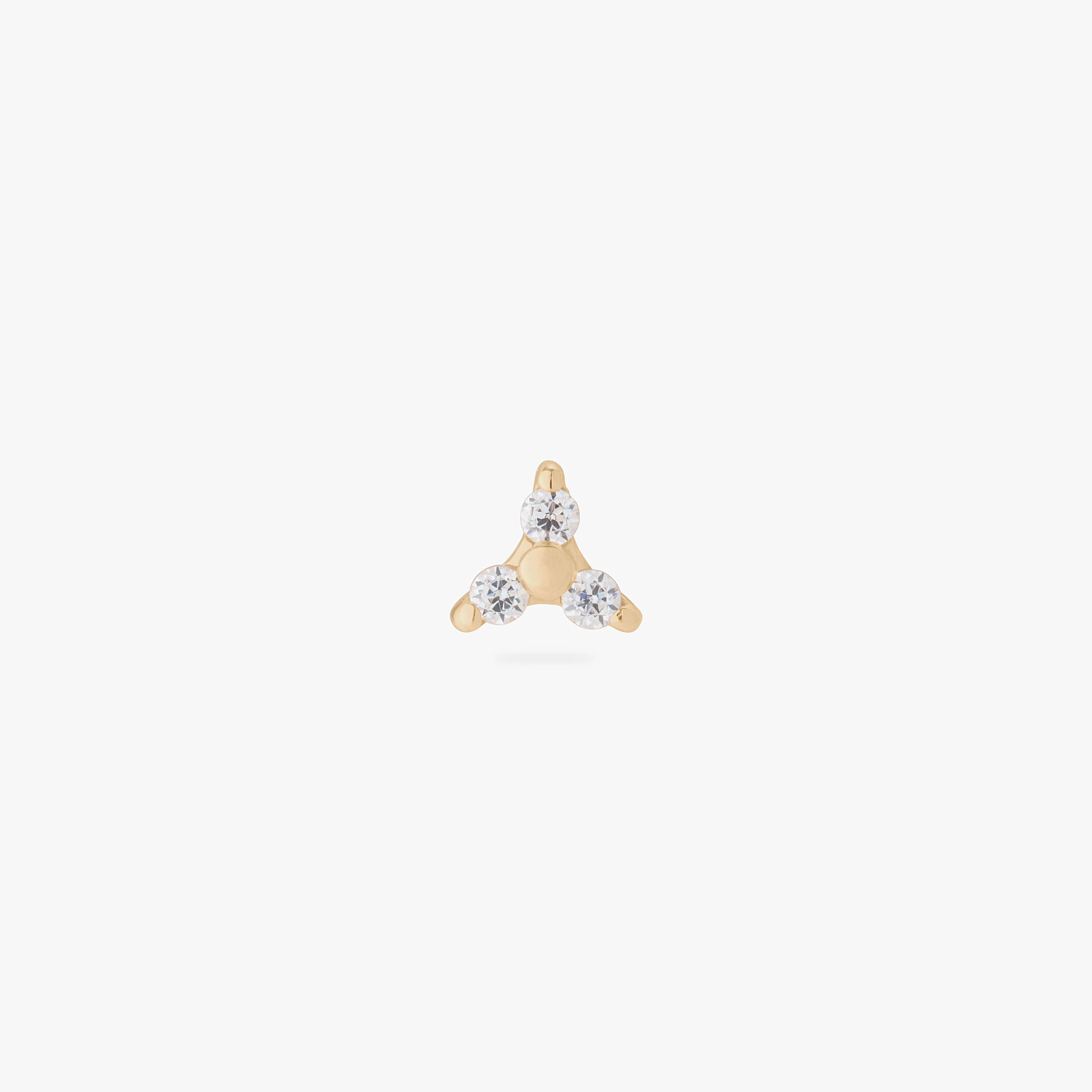 14K CZ Trinity
