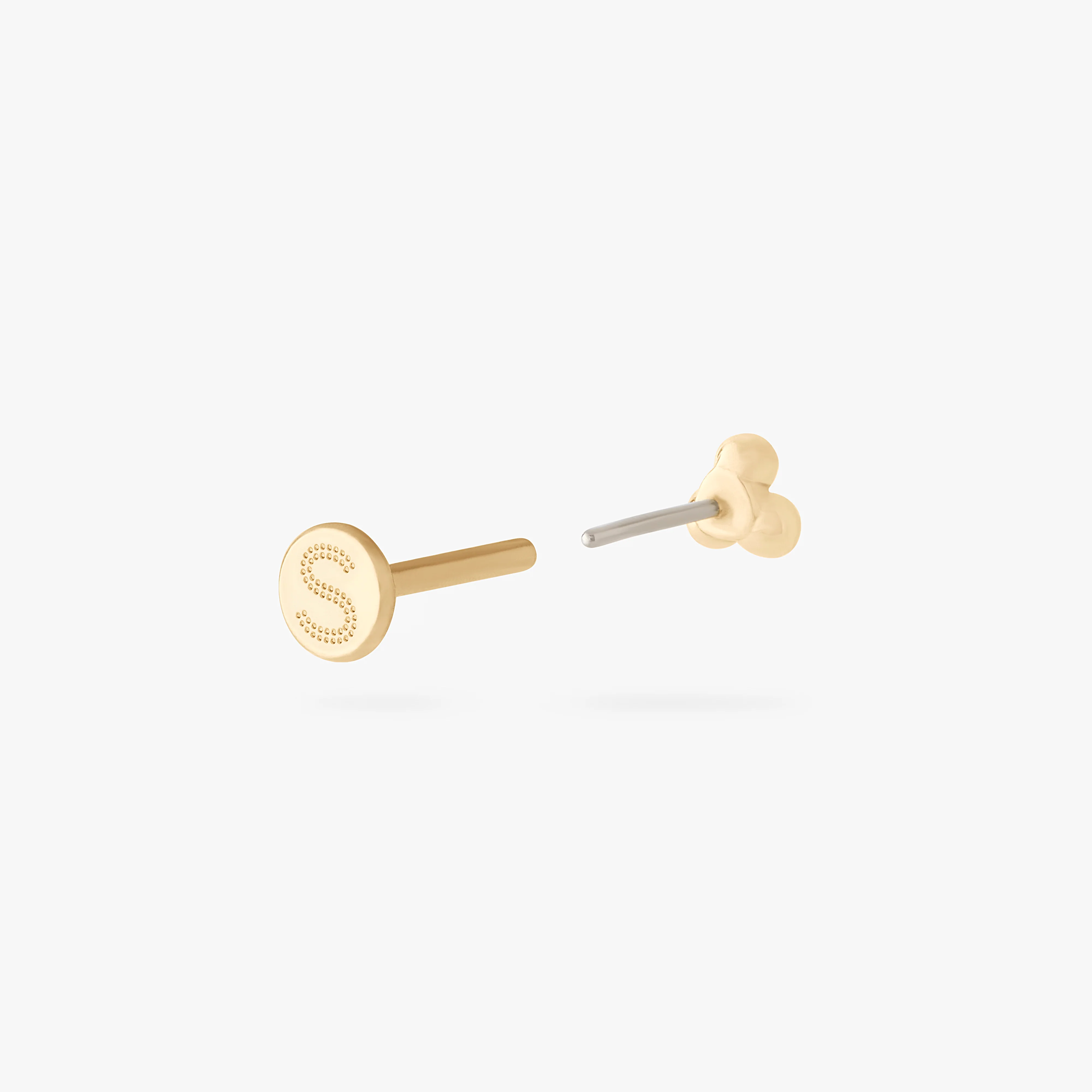 14K Trinity Ball Flatback - Image 4