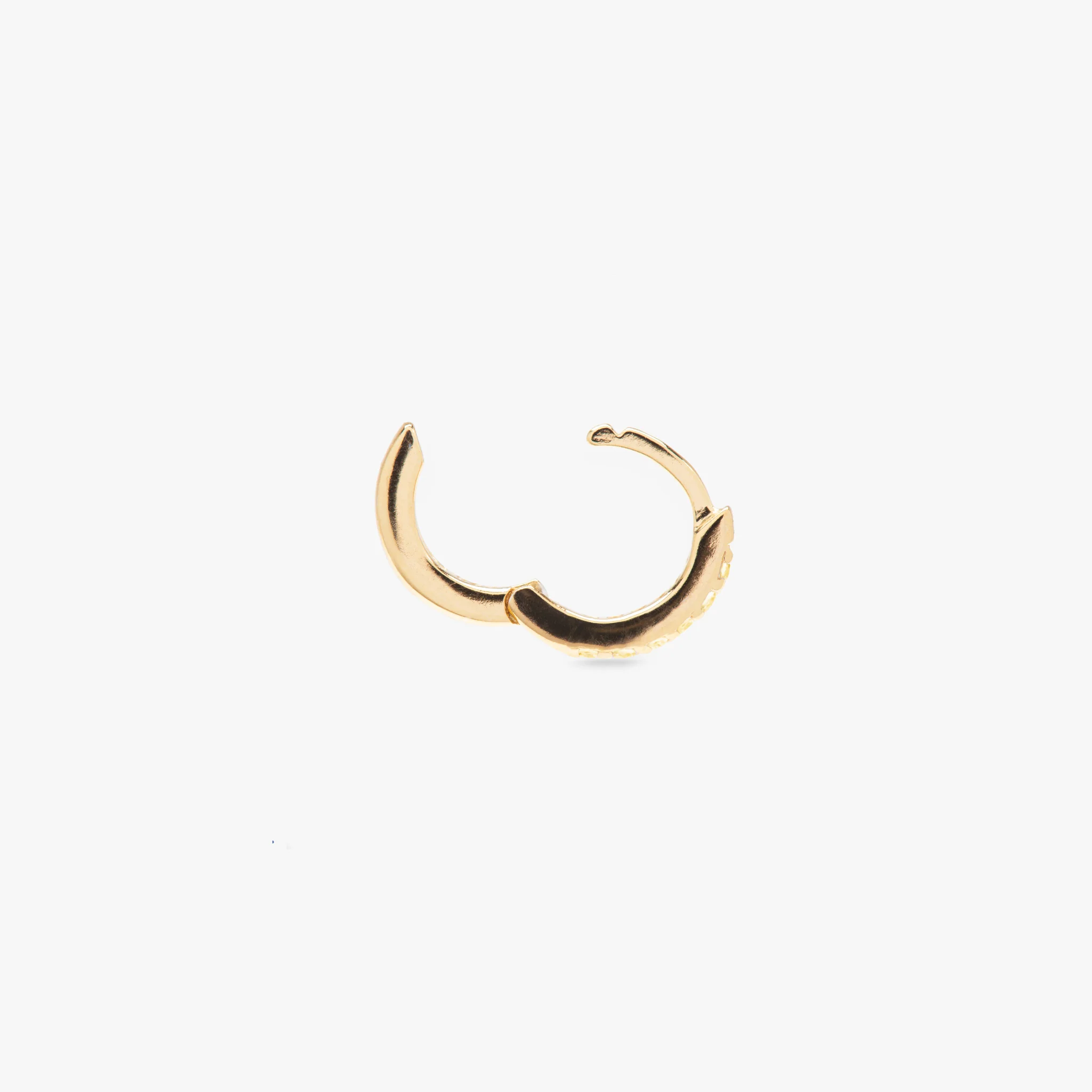 Mini Pave Huggie - Image 10