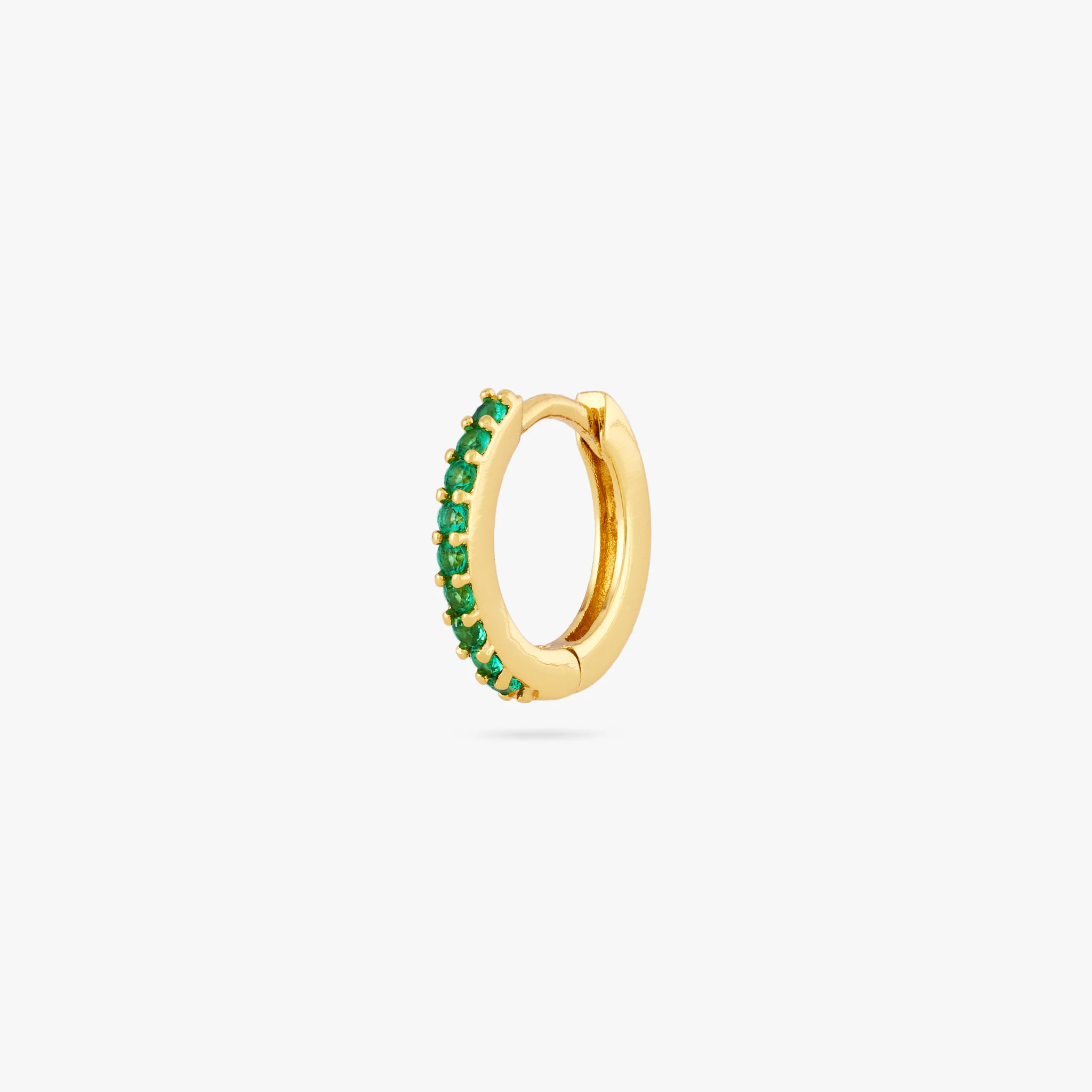 Mini Pave Huggie - Image 12