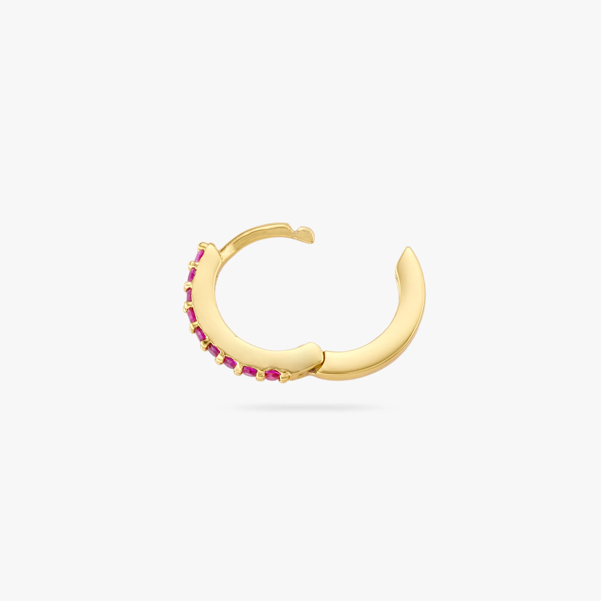 Mini Pave Huggie - Image 17