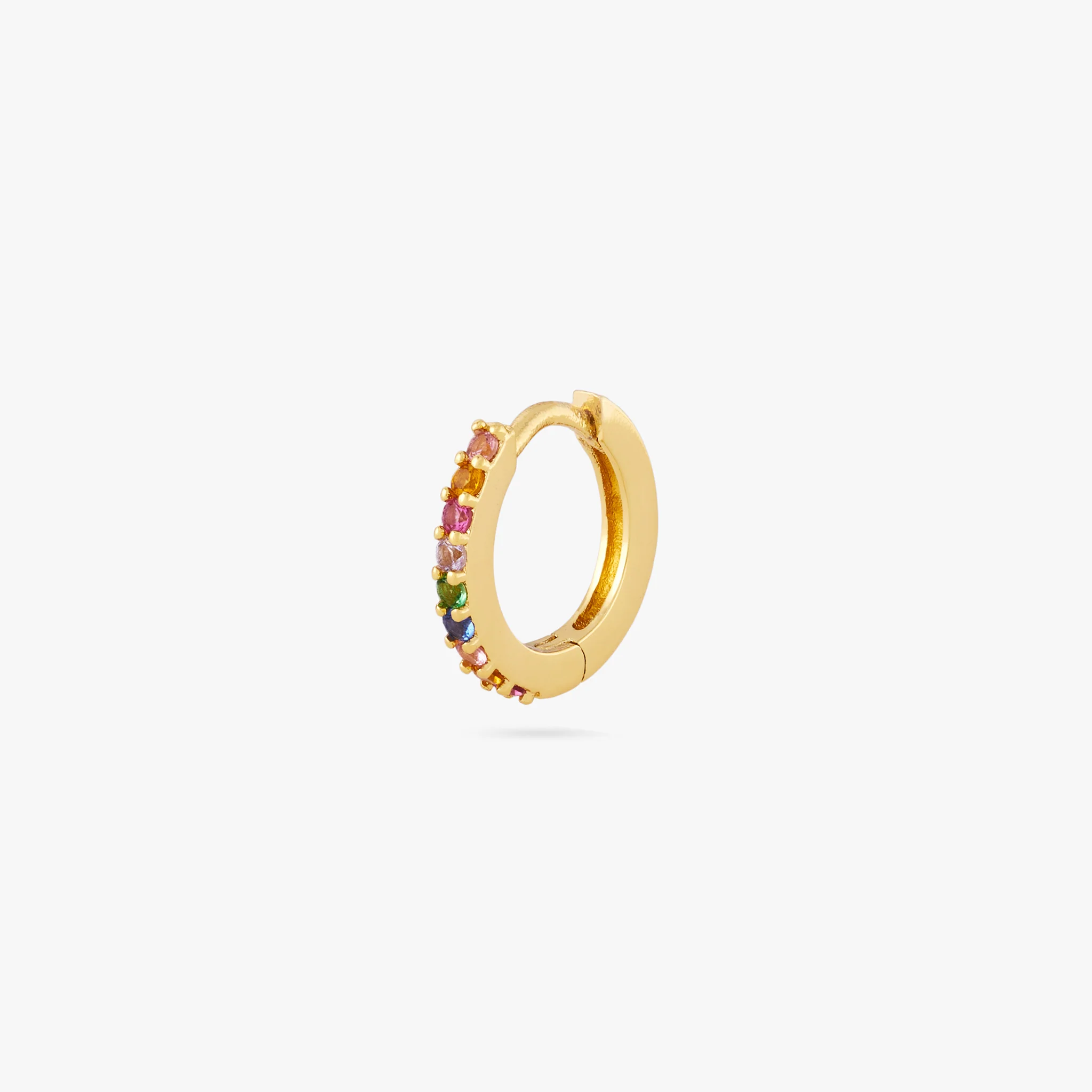 Mini Pave Huggie - Image 23