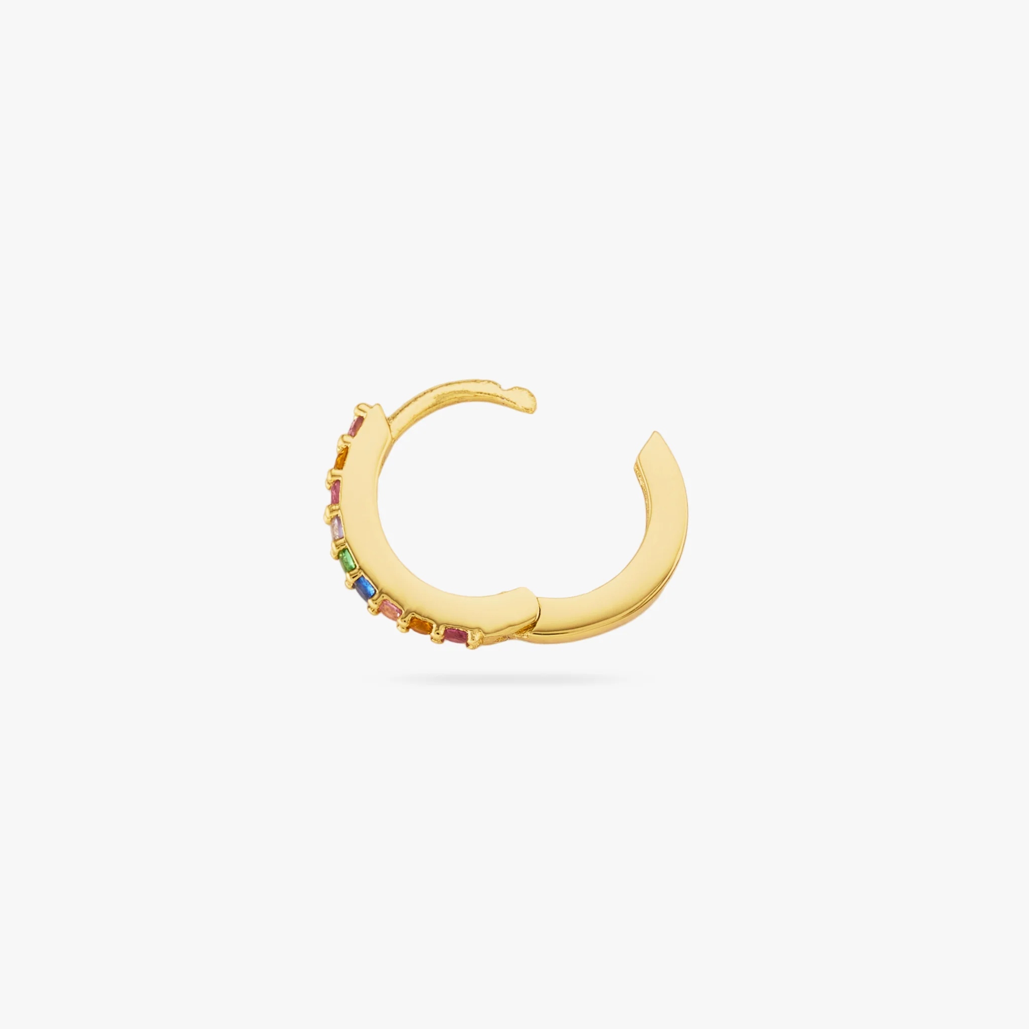 Mini Pave Huggie - Image 24