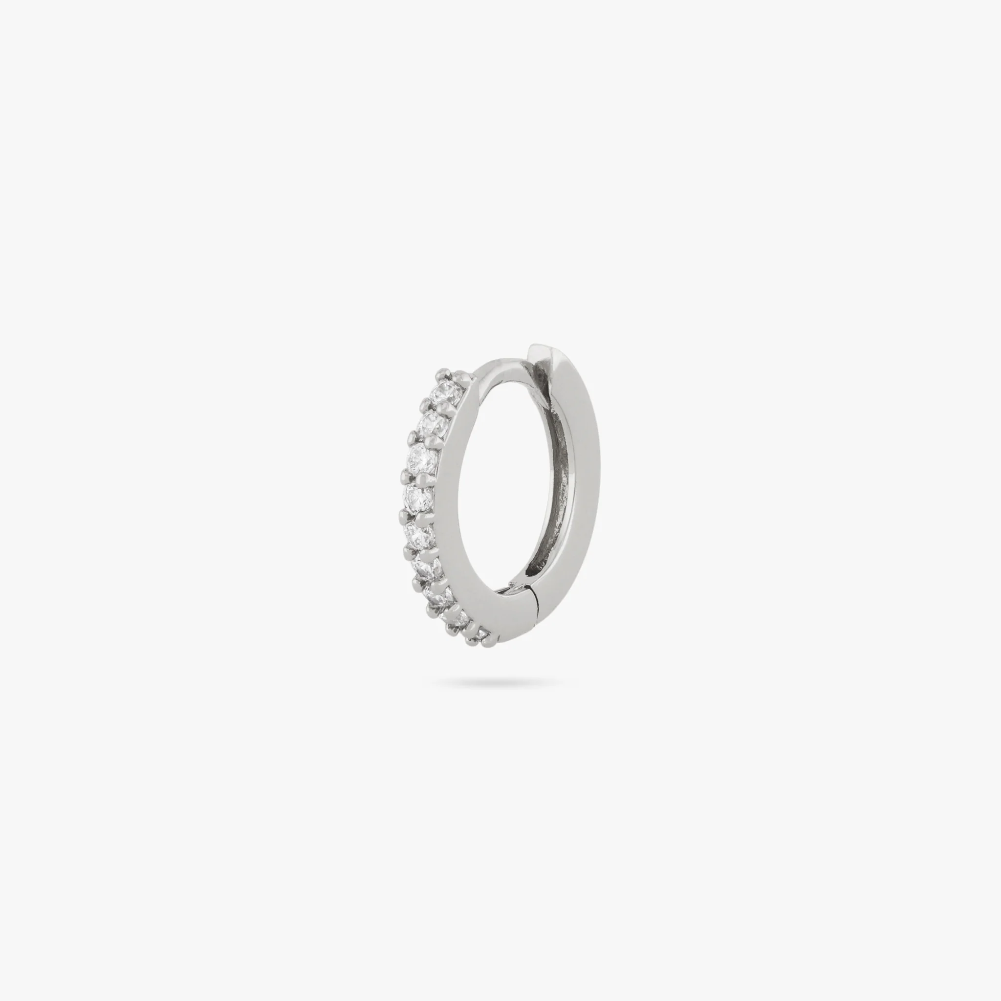 Mini Pave Huggie - Image 5