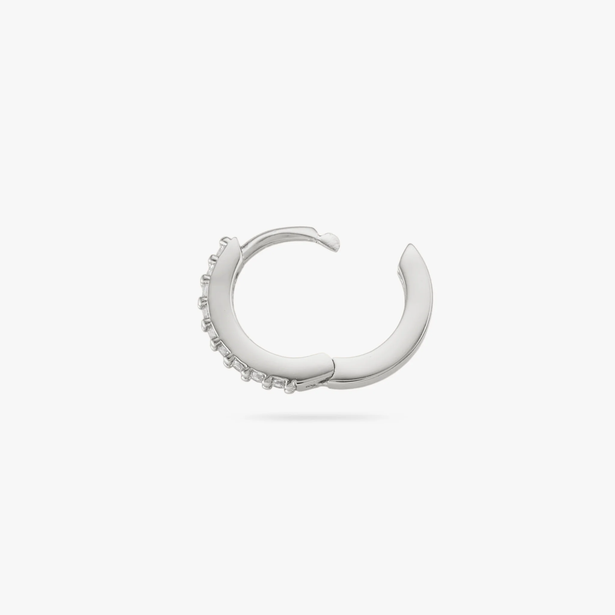 Mini Pave Huggie - Image 7