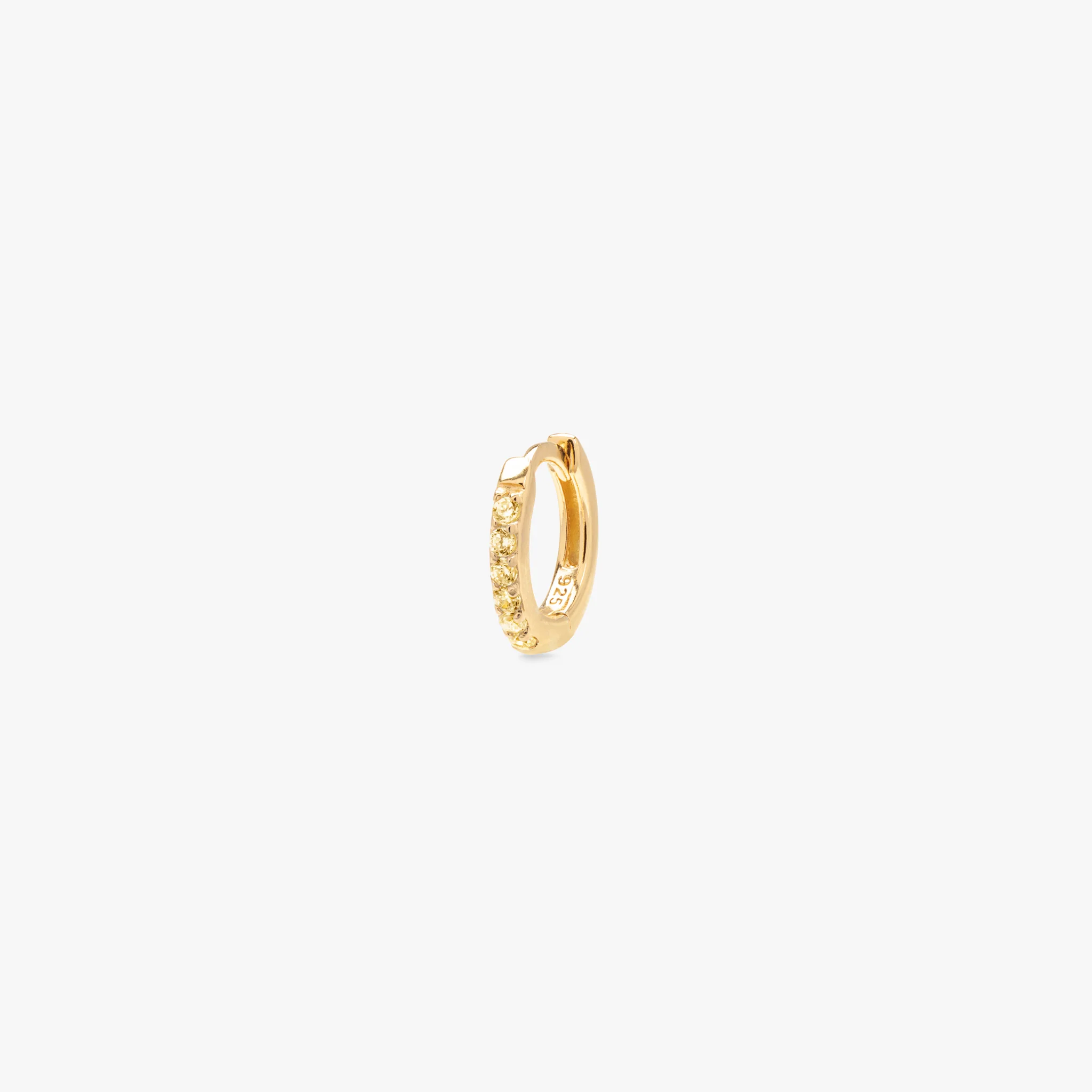 Mini Pave Huggie - Image 9