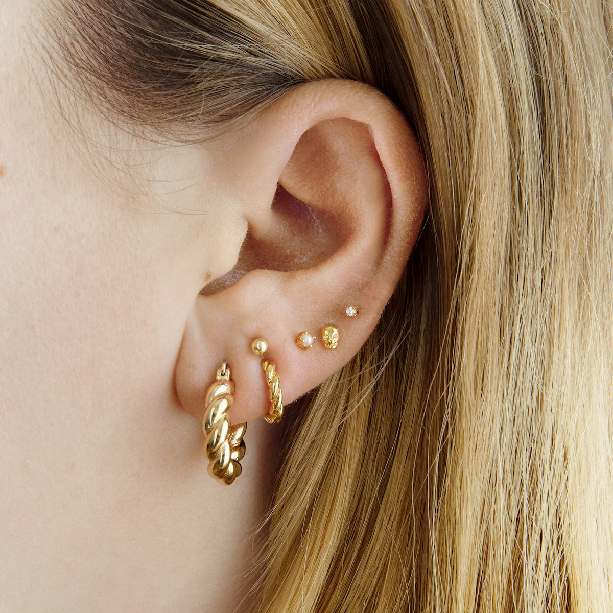 Small French Twist Hoop - Image 2