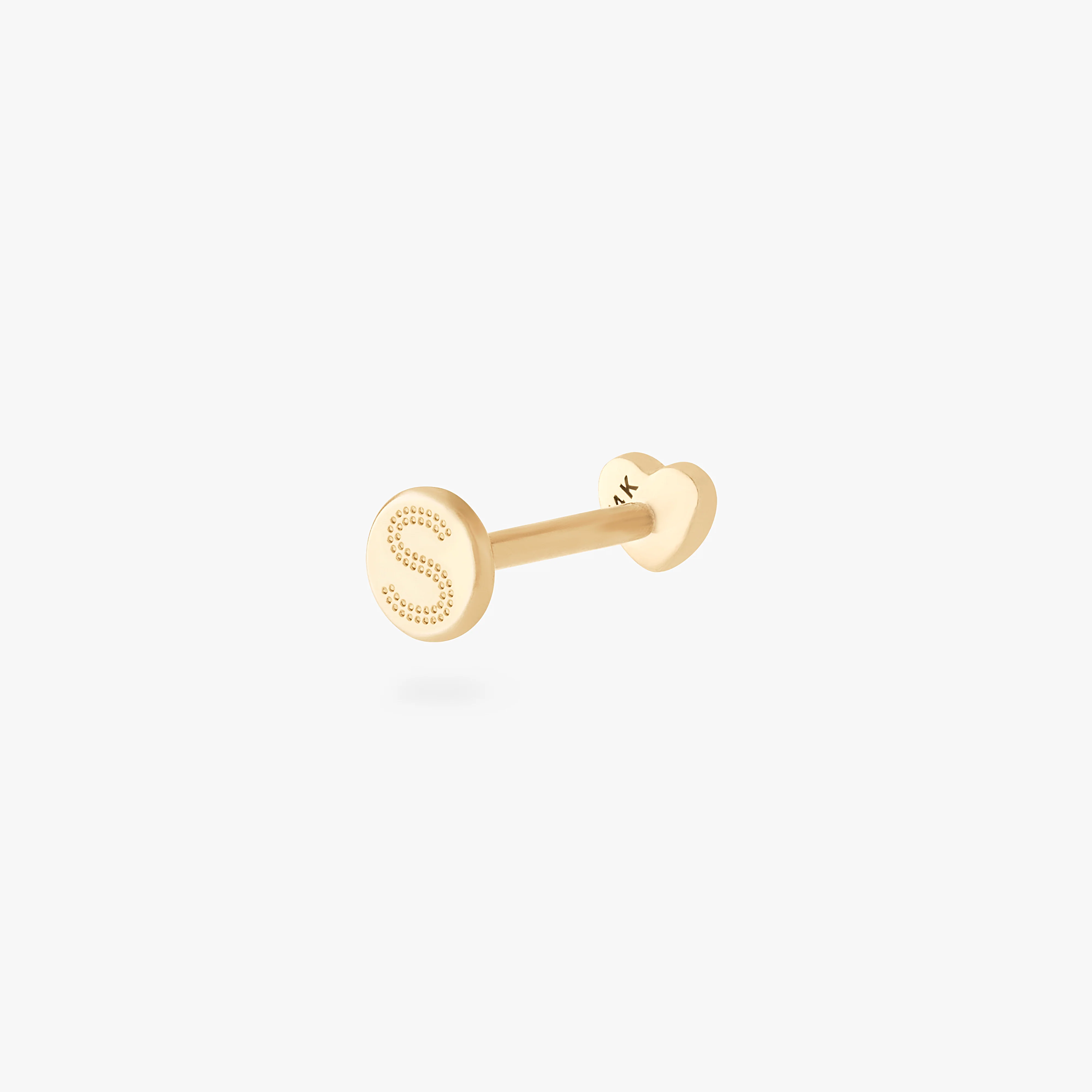 14K Heart Flatback - Image 5