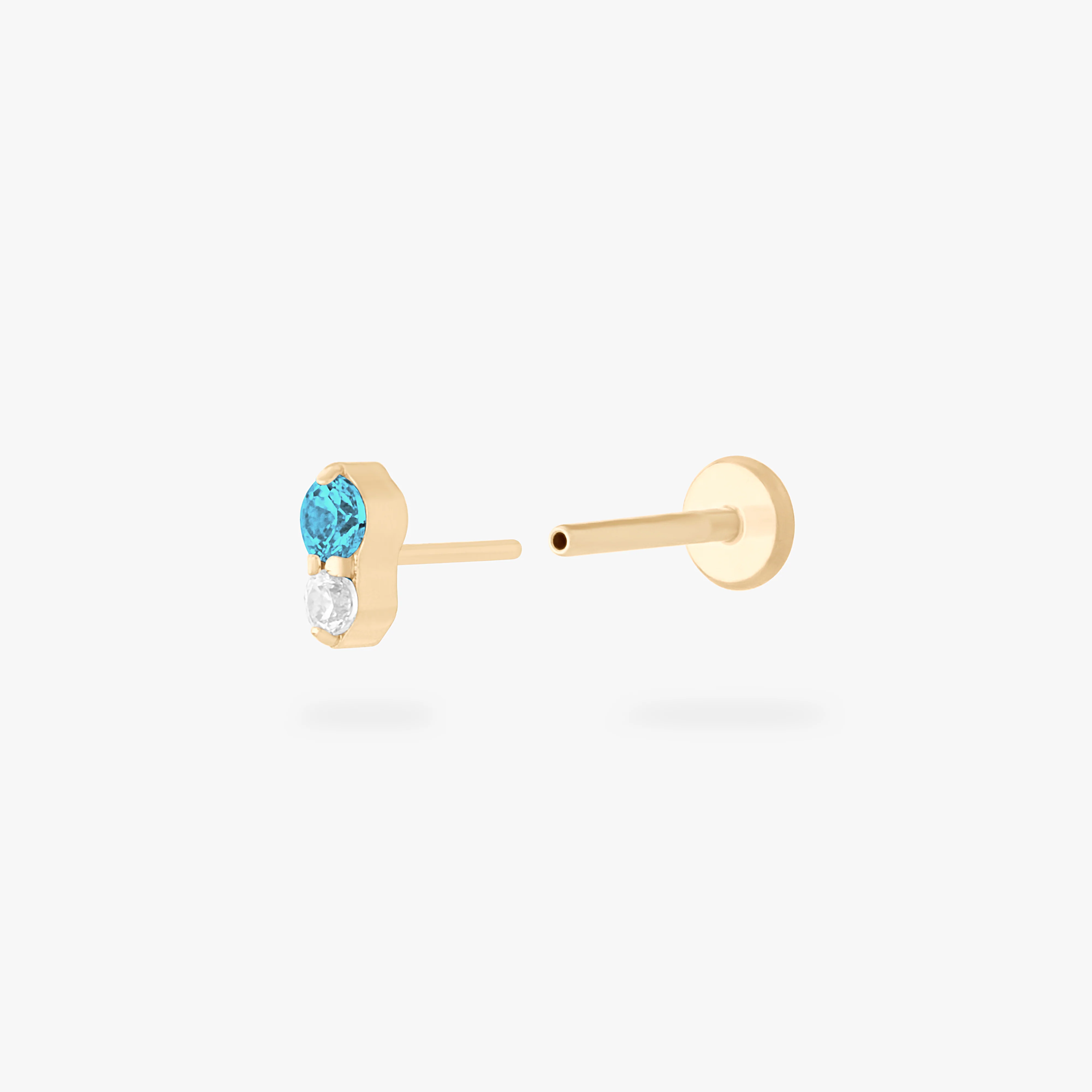 Stacked CZ Flatback Stud - Image 16