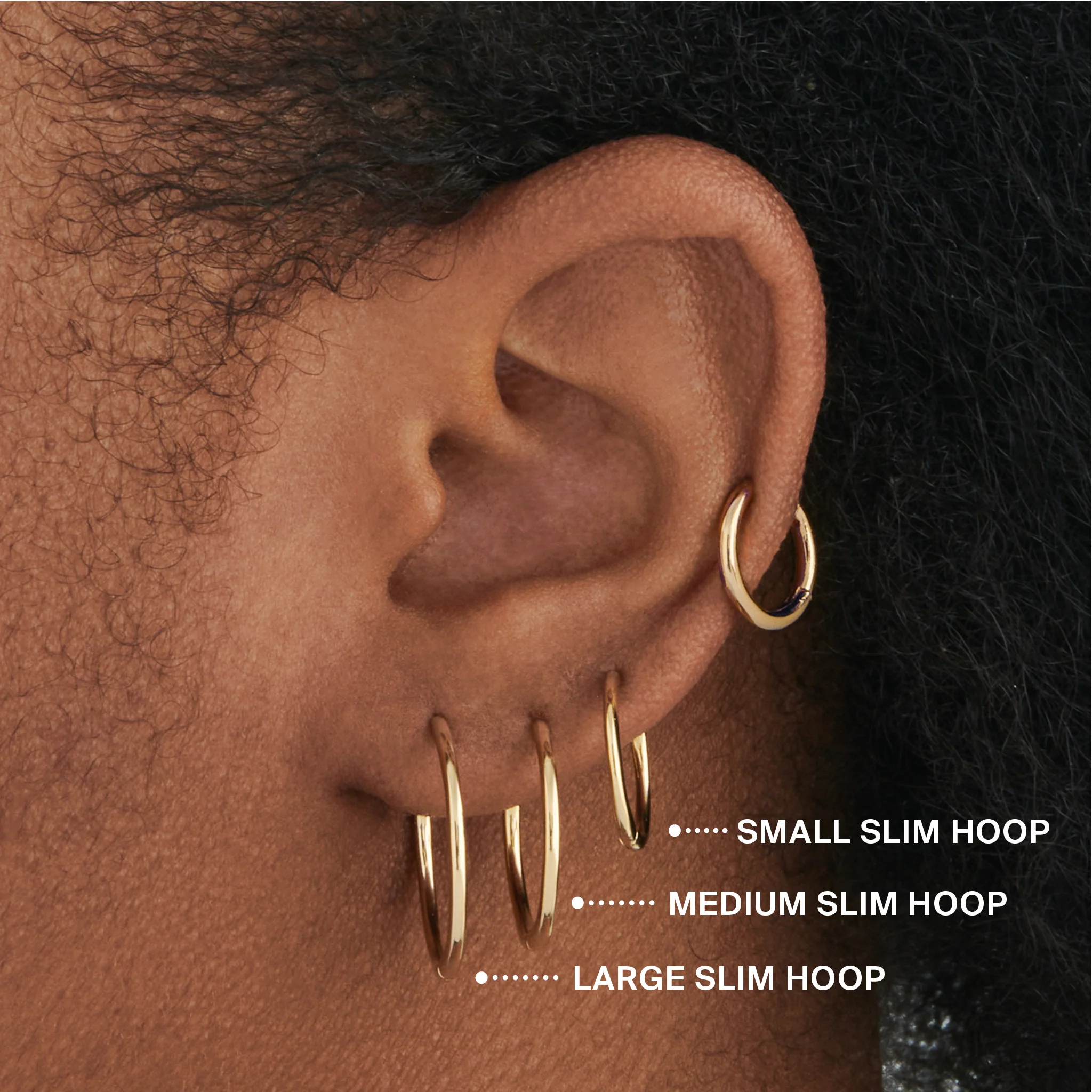 Large Slim Hoop - Image 2