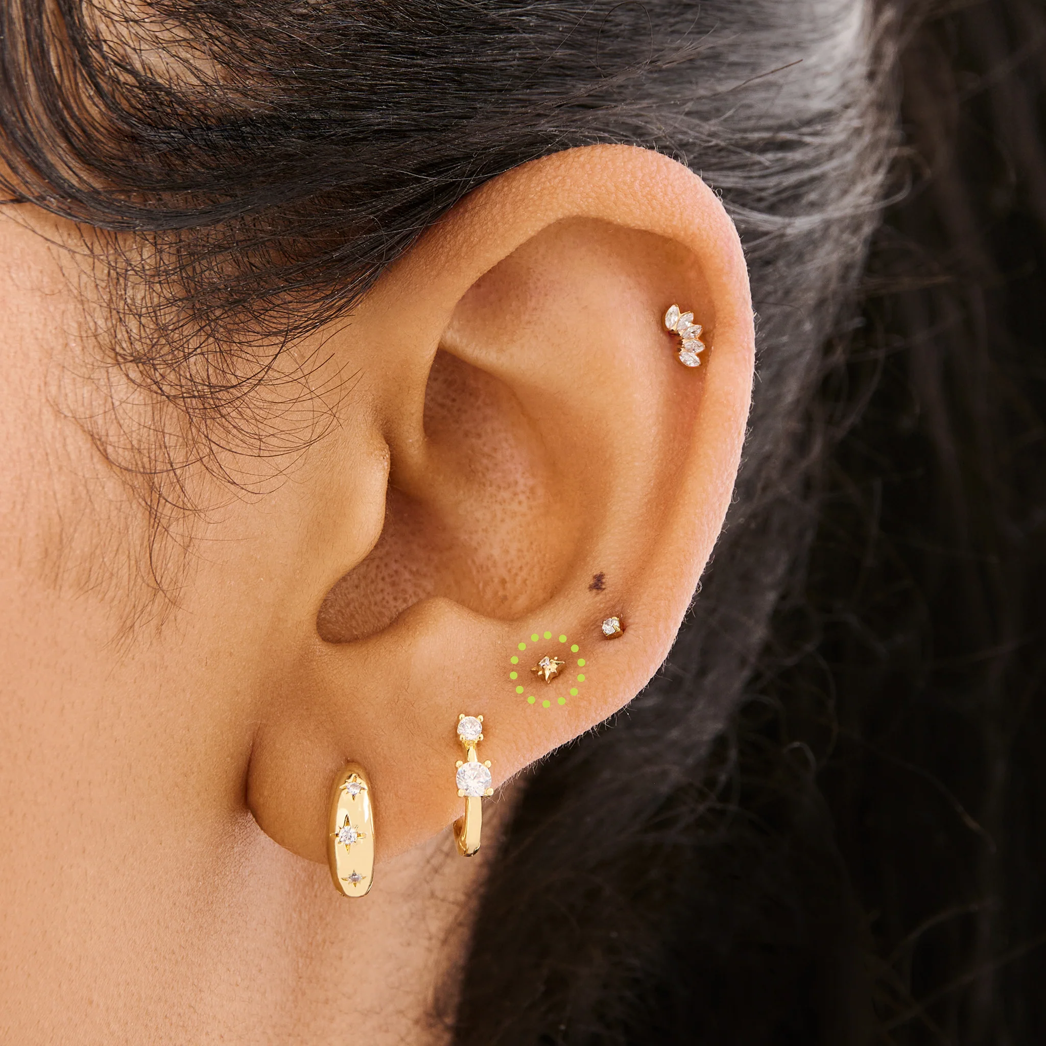 Micro Twinkle Flatback Stud - Image 2