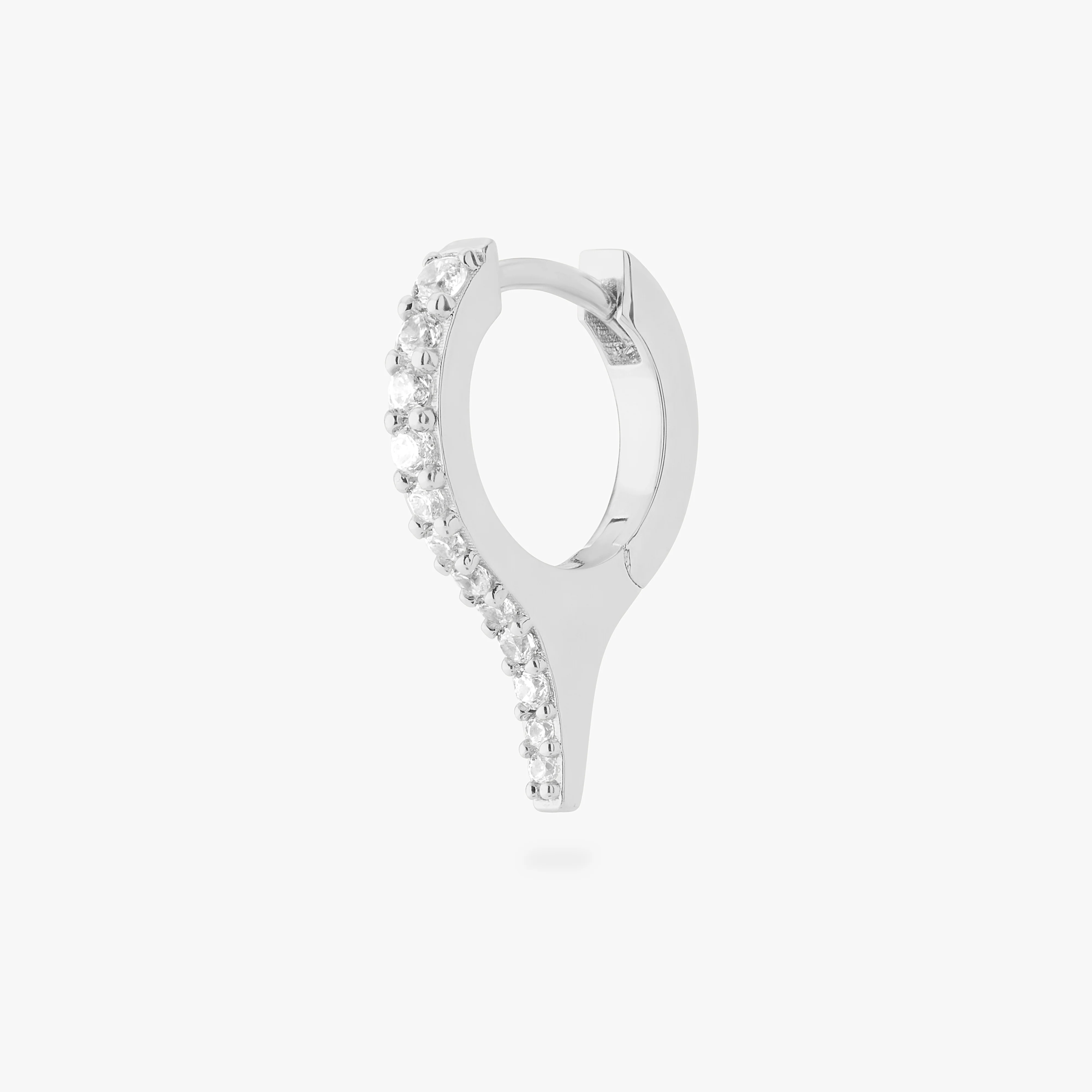Pave Spike Huggie - Image 8