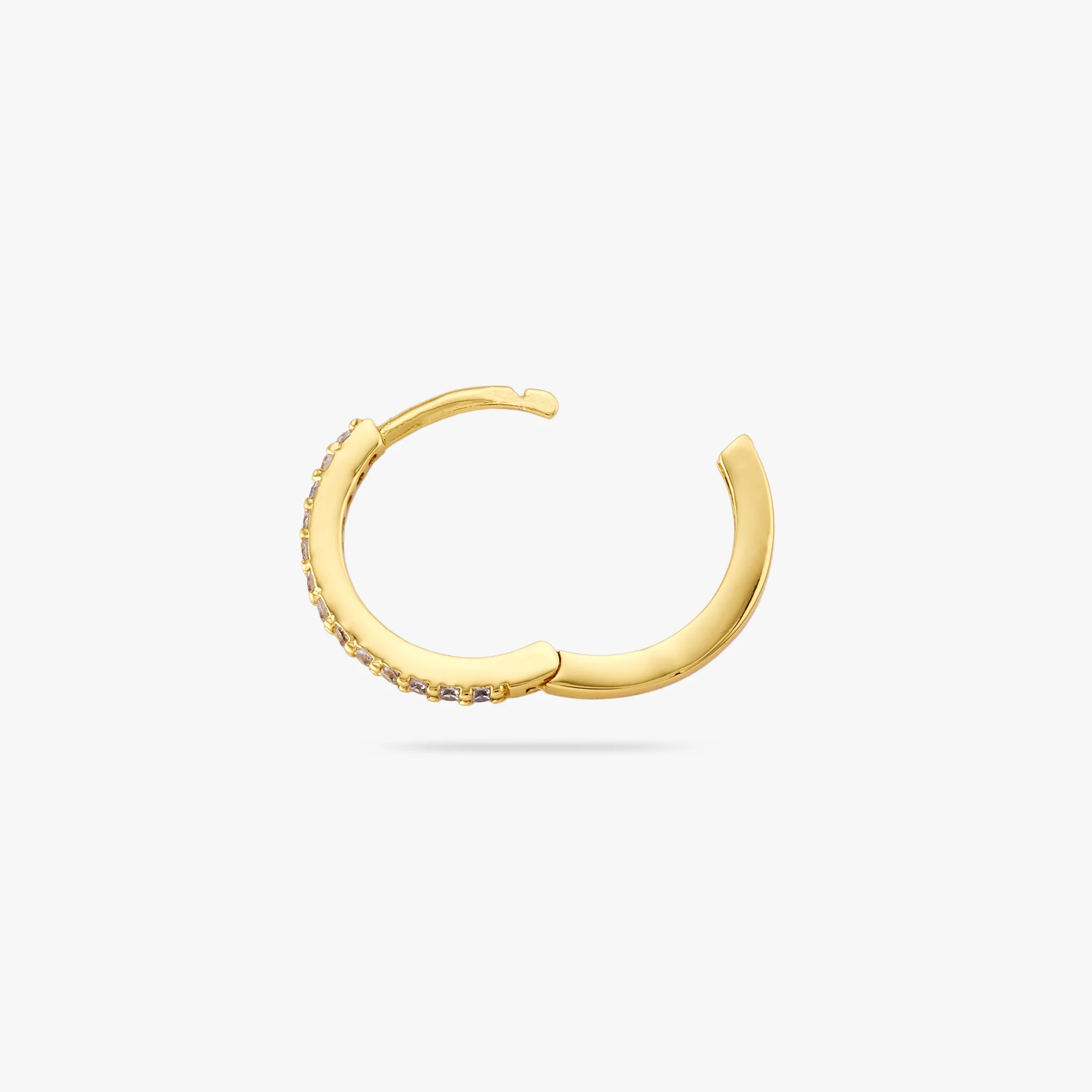Small Pave Hoop - Image 3