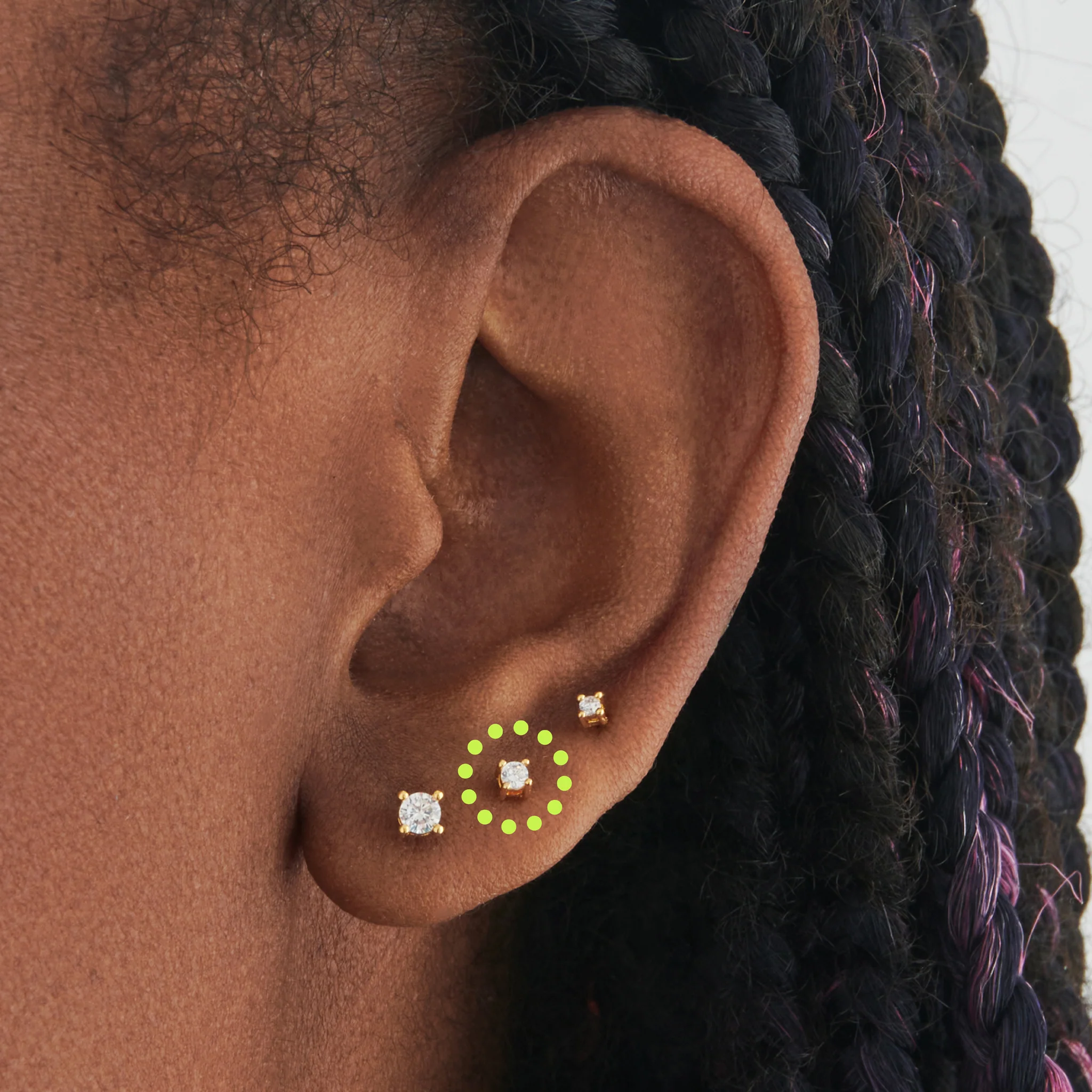 Mini CZ Stud - Image 6