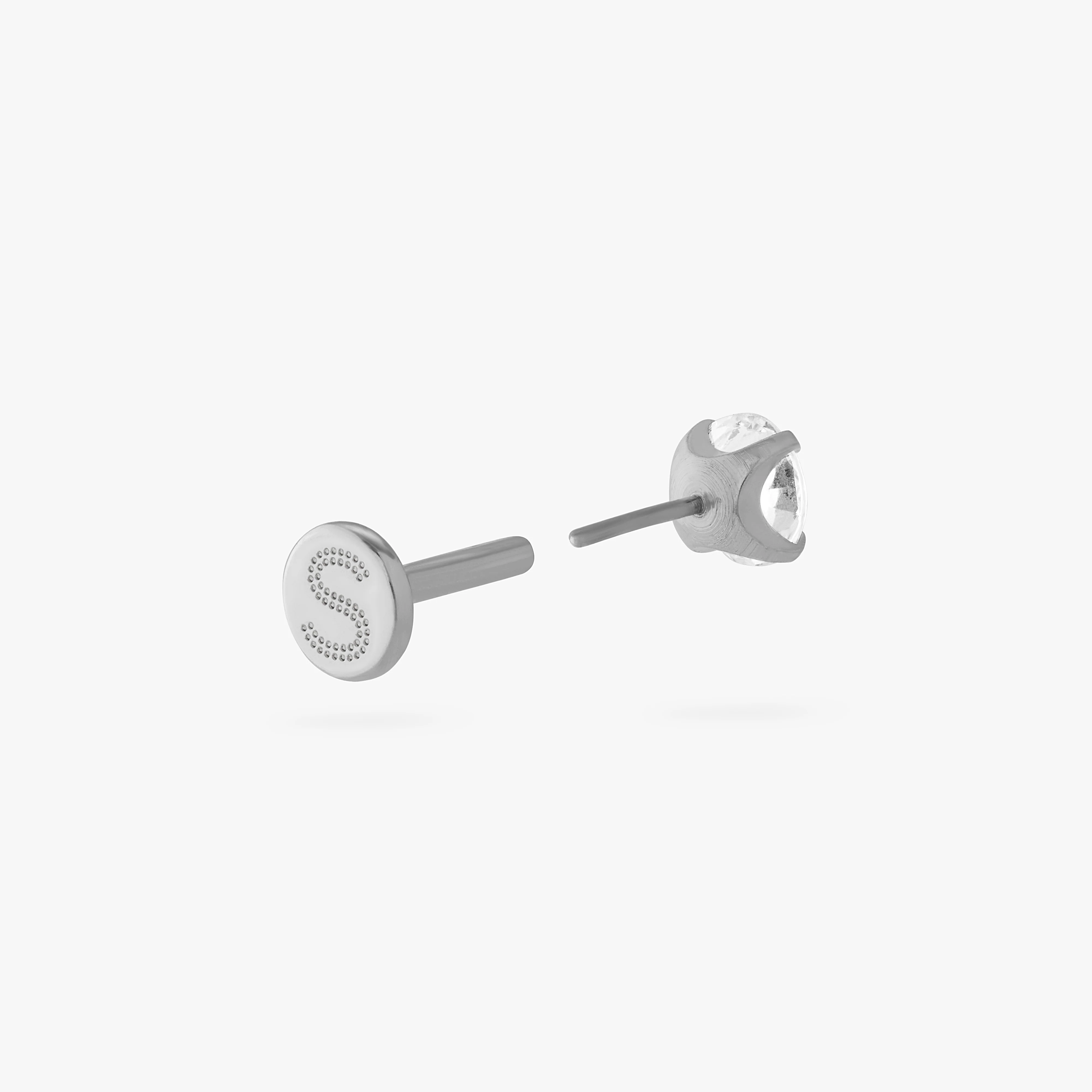 Titanium CZ Clear 4mm Flatback - Image 5